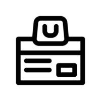 Payment icon. line icon for your website, mobile, presentation, and logo design. vector