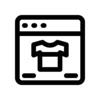 Review icon. line icon for your website, mobile, presentation, and logo design. vector