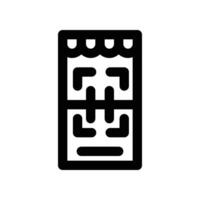 Qr Code icon. line icon for your website, mobile, presentation, and logo design. vector