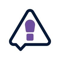 Problem icon. dual tone icon for your website, mobile, presentation, and logo design. vector