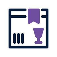 Delivery Box icon. dual tone icon for your website, mobile, presentation, and logo design. vector