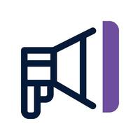Megaphone icon. dual tone icon for your website, mobile, presentation, and logo design. vector