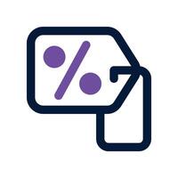 Price Tag icon. dual tone icon for your website, mobile, presentation, and logo design. vector