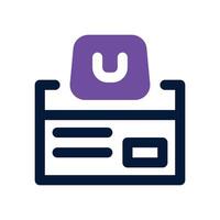 Payment icon. dual tone icon for your website, mobile, presentation, and logo design. vector