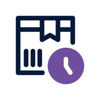 Coming soon icon. dual tone icon for your website, mobile, presentation, and logo design. vector