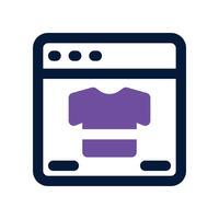 Review icon. dual tone icon for your website, mobile, presentation, and logo design. vector