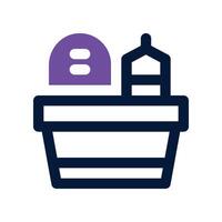 Groceries icon. dual tone icon for your website, mobile, presentation, and logo design. vector