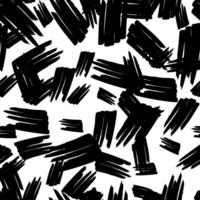 Seamless pattern with black marker scribbles vector