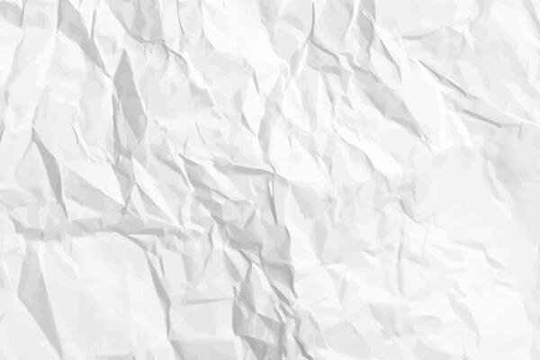 White clean crumpled paper