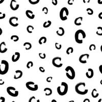 Seamless pattern with sketch circles shape vector