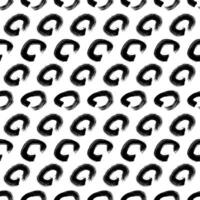 Seamless pattern with sketch circles shape vector