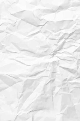 White clean crumpled paper