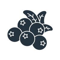 cranberry icons symbol elements for infographic web vector