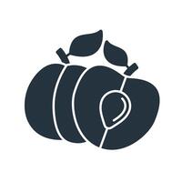 Apricot icons symbol elements for infographic web vector