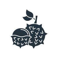 lychee icons symbol elements for infographic web vector