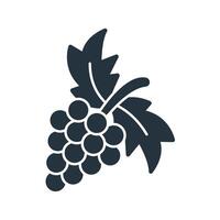 grapes icons symbol elements for infographic web vector