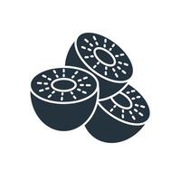 kiwi icons symbol elements for infographic web vector
