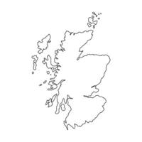 scotland map icon vector