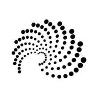 vortex circle logo design element icon vector