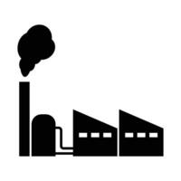 factory building icon vector