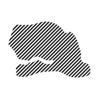 sinegal map icon vector