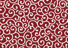 Horizontally And Vertically Repeatable Seamless Japanese Vintage Arabesque Pattern. vector