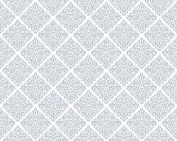 Horizontally And Vertically Repeatable Seamless Pastel-Colored Damask Vintage Pattern. vector