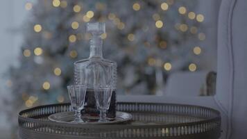 Wine in a Jug Stands on the Table video