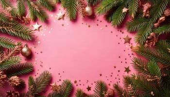 Background pink For Christmas Theme photo