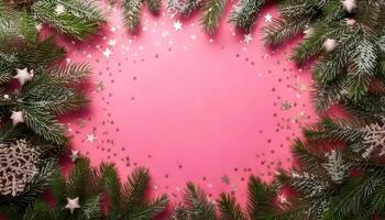 Background pink For Christmas Theme photo