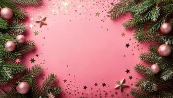 Background pink For Christmas Theme photo