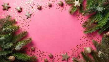 Background pink For Christmas Theme photo