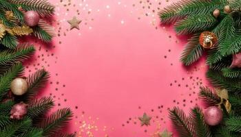 Background pink For Christmas Theme photo