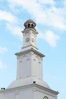 Beautiful mosque dome in sunny weather in the morning photo