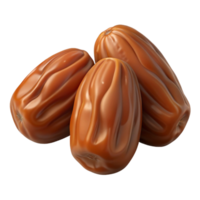 3D Render of Three Dates png