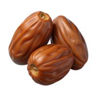 3D Render of Three Dates png