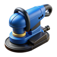 Blue 3D Render of a Random Orbital Sander png