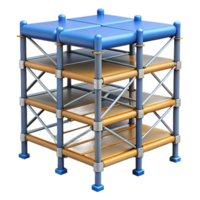 3D Model of Cube-Shaped Structure png