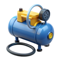 3D Render Air Compressor Illustration png