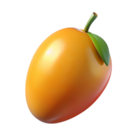 3D Render of a Mango Fruit png