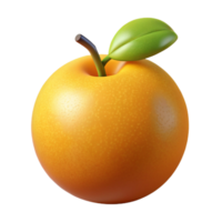 3D Render of a Juicy Orange png