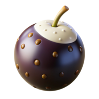 3D Render Chocolate Sphere Illustration png