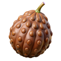 3D Render Chocolate Pumpkin png