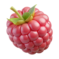 3D Render of a Raspberry png