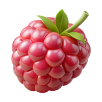 3D Render of a Raspberry png