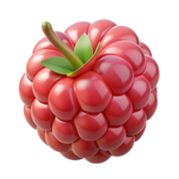 3D Render of a Raspberry png