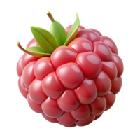 3D Render of a Single Raspberry png