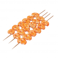 Delicious shrimp skewers grilled to perfection, ideal for summer barbecues and gatherings. png