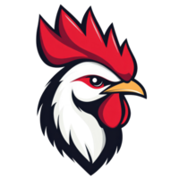 Isolated Rooster on White Background for Culinary and Farm Images on transparent background png