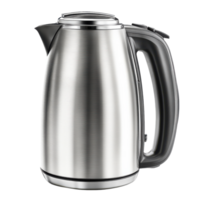 Stainless Steel Kettle Perfect for Boiling Water on transparent background png